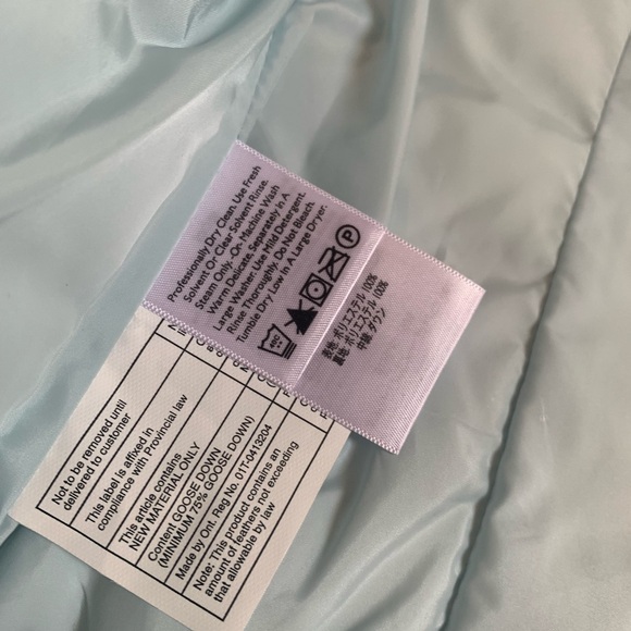 Light Blue Eddie Bauer Goose Down Vest - Picture 9 of 12